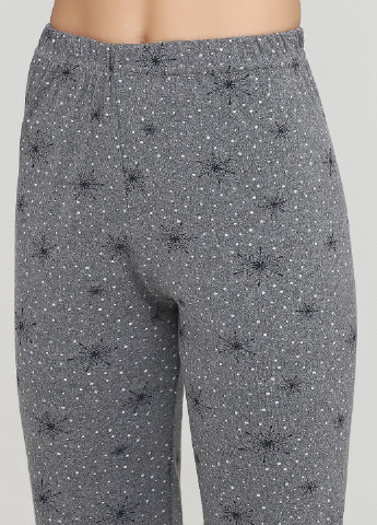 Сіра всесезон піжама (лонгслів, брюки) лонгслив + брюки Fawn