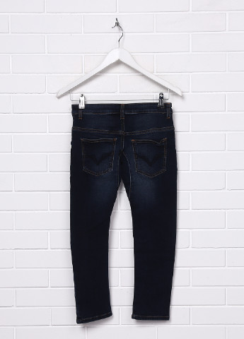 Темно-синие демисезонные зауженные джинсы Guess