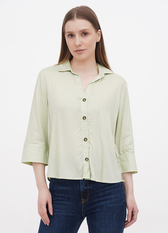Салатова літня блуза H&M