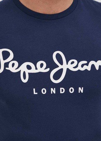 Синяя футболка Pepe Jeans London
