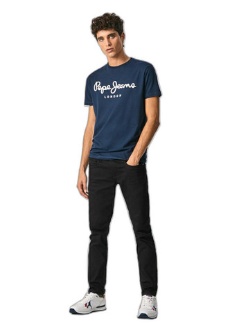 Синя футболка Pepe Jeans London