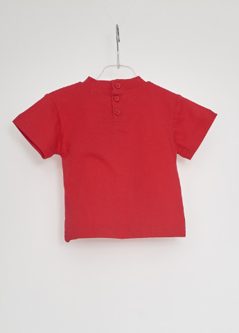 Красная летняя футболка с коротким рукавом Marasil