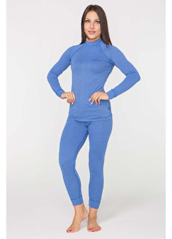 Комплект термобілизни Radical светр + штани однотонний синій спортивний поліестер, бавовна