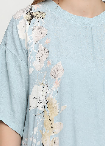 Голубая летняя блуза Soyaconcept