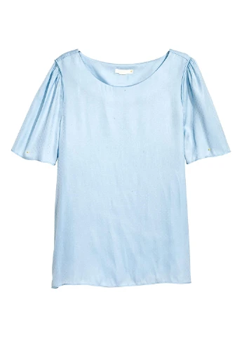 Блакитна блуза H&M