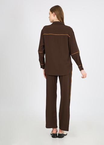 Коричневая блуза Casalini