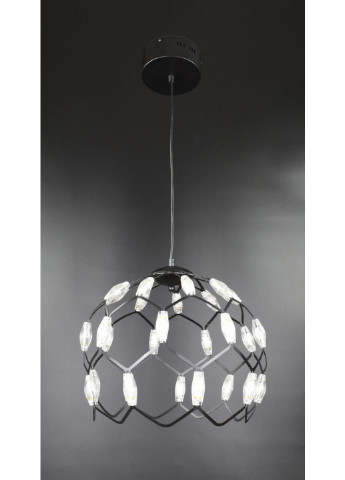 Люстра стельова LED D1288/400-bk Чорний 42х40х40 див. Sunnysky (253527942)