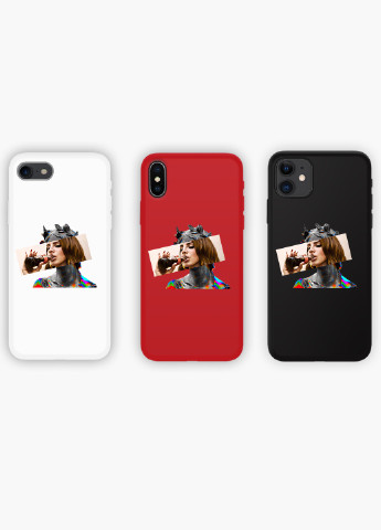 Чехол силиконовый Apple Iphone 8 Лана Дель Рей Ренесанс (Lana Del Rey Renaissance) Белый (6151-1204) MobiPrint (219356401)