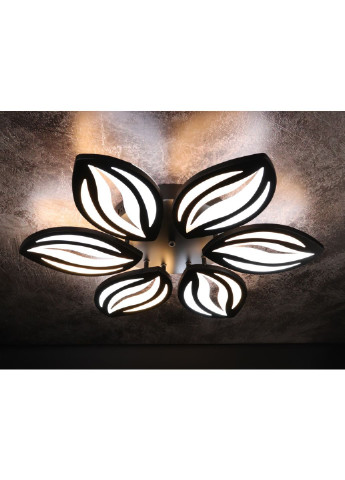 Люстра потолочная LED с пультом A2325/6-bk Черный 9х61х61 см. Sunnysky (253528196)