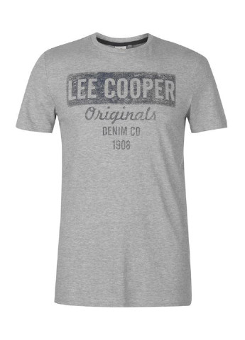 Сіра футболка Lee Cooper