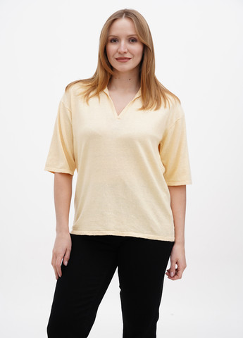 Светло-желтая кэжуал футболка Minimum