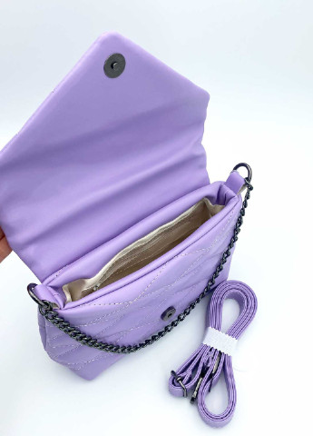 Сумка женская кросс боди экокожа стеганая (wel-66918) Лавандовая WeLassie (253982802)