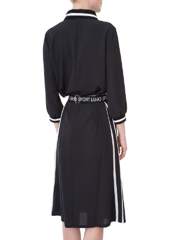 Черное кэжуал платье Liu Jo однотонное