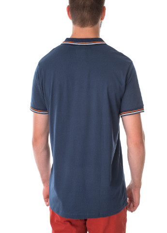 Синяя футболка-поло для мужчин E-Bound однотонная