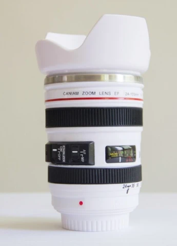 Термокрутка - об'єктив Canon 24-105 Lens біла More (253850567)