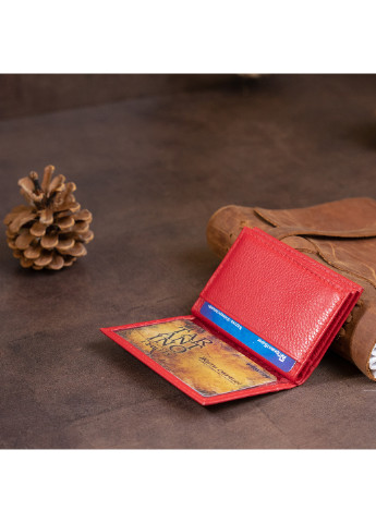 Жіночий шкіряний гаманець-візитниця 10х6,5х1 см st leather (252129072)