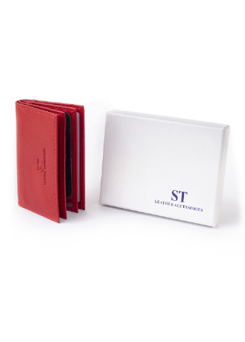 Жіночий шкіряний гаманець-візитниця 10х6,5х1 см st leather (252129072)
