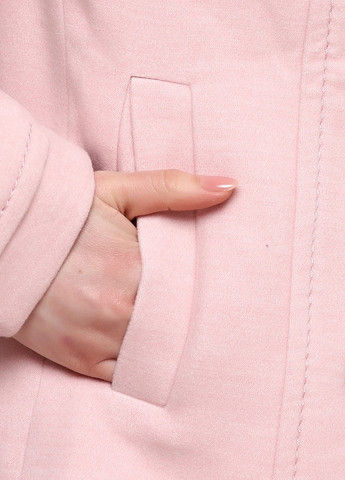 Світло-рожеве Кежуал напівпальто двобортне H&M однотонне