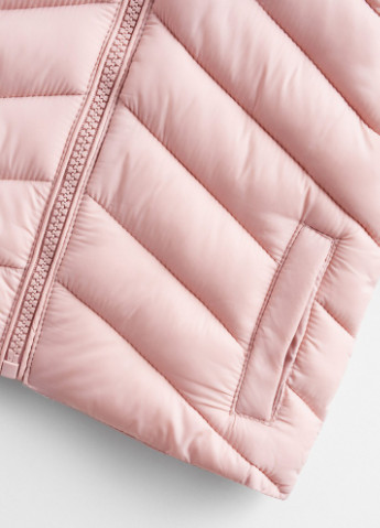 Рожева демісезонна куртка демісезонна для дівчинки Mango