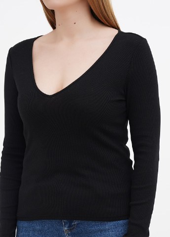 Чорний демісезонний светр пуловер Monki