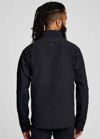 Черная демисезонная ветровка Saucony TRIUMPH JACKET
