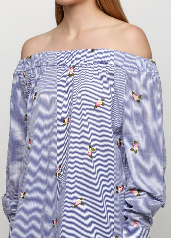 Комбинированная летняя блуза Moda in Italy