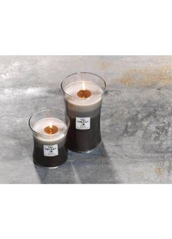 Ароматична свічка з тришаровим ароматом Medium Trilogy Warm Woods 275 г WoodWick (227516489)