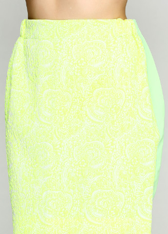 Желтая кэжуал однотонная юбка Julien David мини