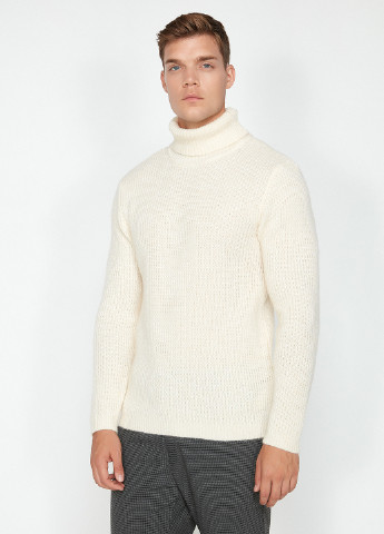 Молочный зимний свитер KOTON