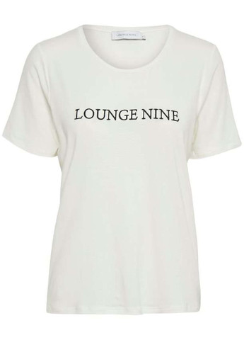 Белая летняя футболка Lounge Nine