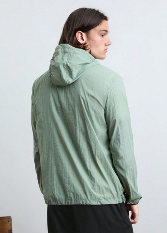 Мятная демисезонная ветровка SHEIN