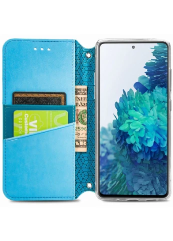 Шкіряний чохол книжка Mandala (PU) для Huawei P Smart (2021) / Y7a Синій (is_00000041391_1) Getman (250499771)