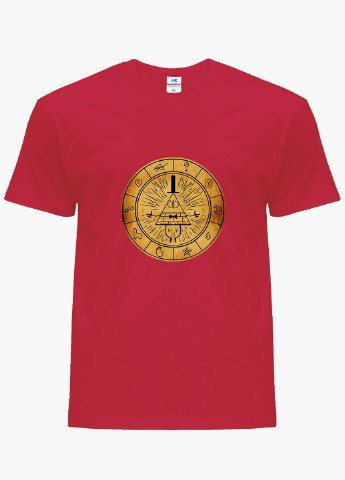 Красная демисезонная футболка детская билл шифр гравити фолз (bill cipher gravity falls)(9224-2627) MobiPrint