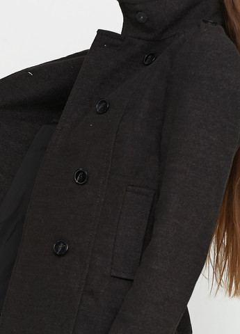 Темно-сіре Кежуал півпальто бушлат H&M меланж