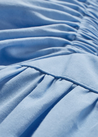 Блакитна кежуал сукня C&A однотонна