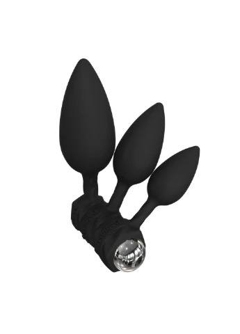 Набір анальних вібропробок Anal Training Plugs VIBE, діаметр 2,5 см - 3,1 см - 3,8 см Bathmate (254150783)