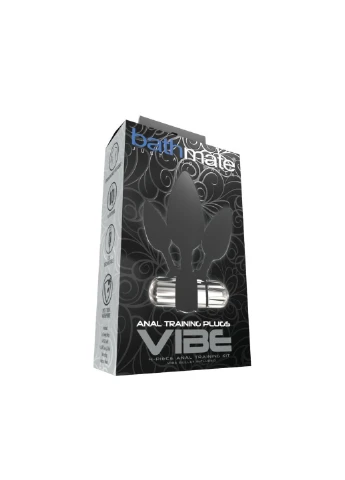 Набір анальних вібропробок Anal Training Plugs VIBE, діаметр 2,5 см - 3,1 см - 3,8 см Bathmate (254150783)