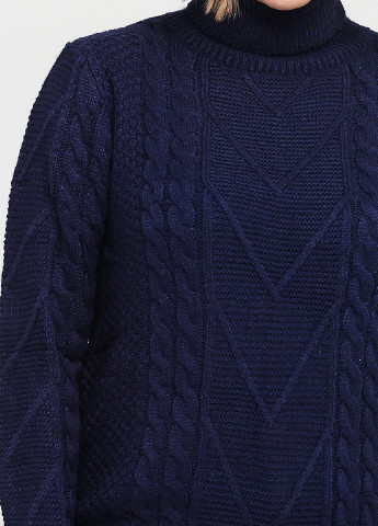 Темно-синий демисезонный свитер William de Faye