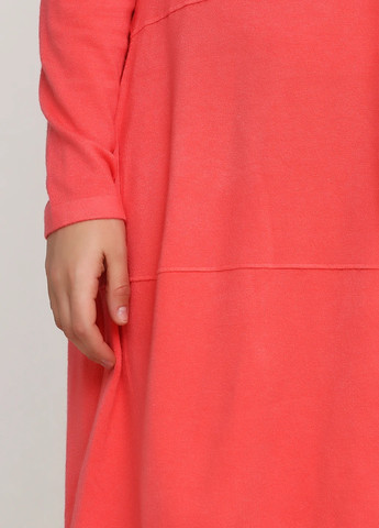Коралова кежуал сукня сукня светр Cocco однотонна
