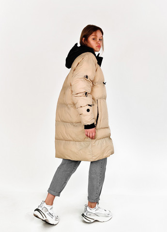 Бежевая демисезонная куртка Boohoo