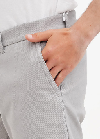 Светло-серые кэжуал демисезонные зауженные брюки Lagrand