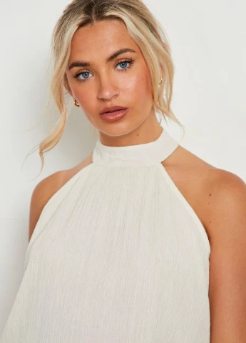 Белое платье Boohoo