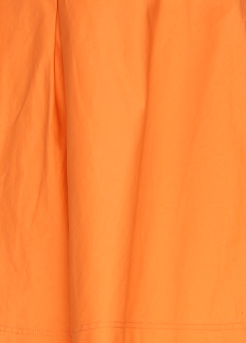 Оранжевая кэжуал однотонная юбка Ralph Lauren миди