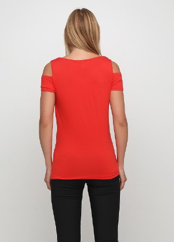 Красная летняя футболка Ashley Brooke