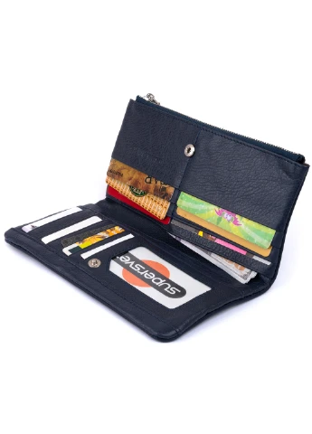 Жіночий шкіряний гаманець 18,5х9х1,5 см st leather (252134176)