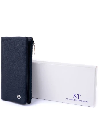 Жіночий шкіряний гаманець 18,5х9х1,5 см st leather (252134176)