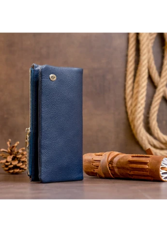 Жіночий шкіряний гаманець 18,5х9х1,5 см st leather (252134176)