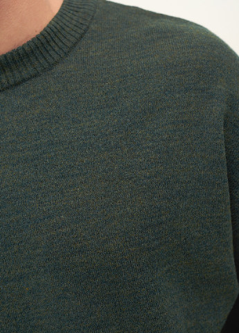 Оливковий (хакі) демісезонний светр Figo