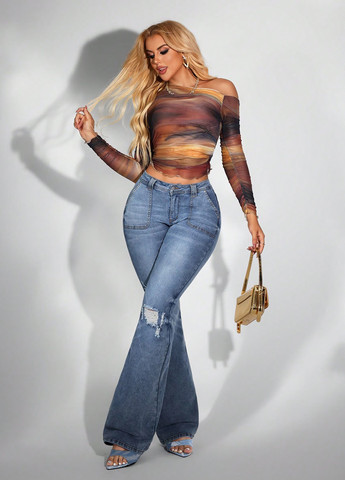 Джинси SHEIN - (323127413)