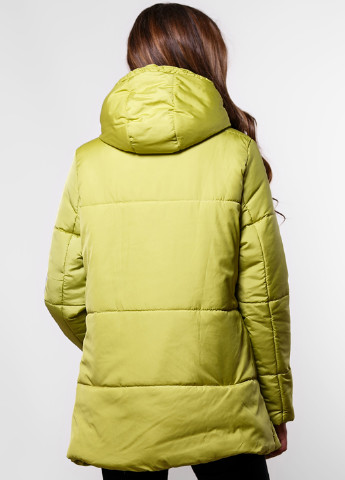 Лимонно-зелена зимня куртка SFN